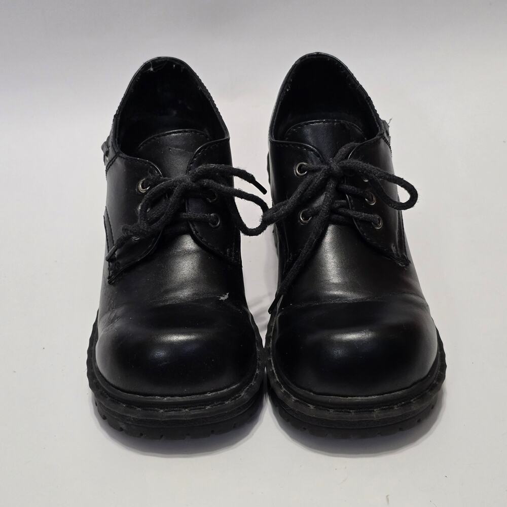 Girls Shoes Chunky Black Platform Oxfords IM Brand. Good Condition. Fun & Funky